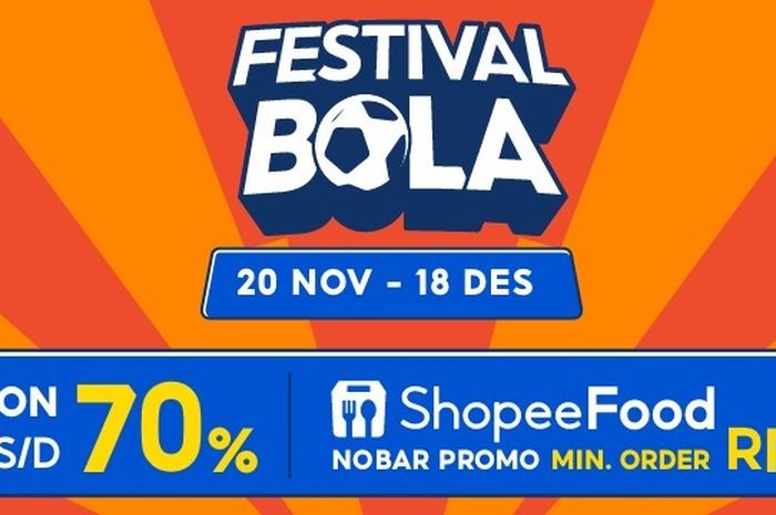 Promo Shopee Festival Bola Belanja Atribut Diskon 70 Hingga 
