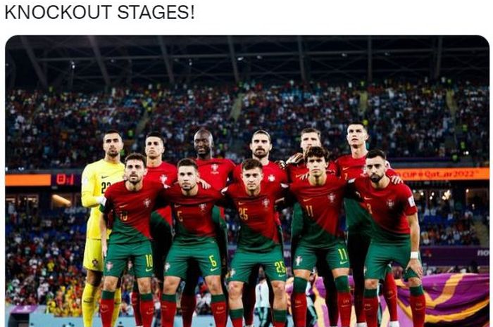 Timnas Portugal lolos ke babak 16 besar Piala Dunia 2022 usai menekuk timnas Uruguay