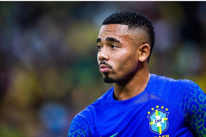 Penyerang timnas Brasil, Gabriel Jesus.