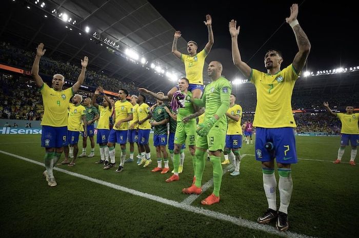 Brasil menjadi salah satu tim yang berhasil lolos ke babak 8 besar Piala Dunia 2022.