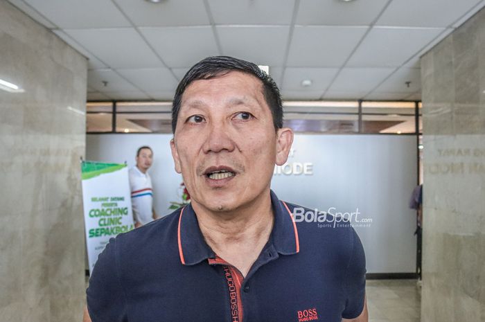 Direktur  Utama PT LIB (Liga Indonesia Baru), Ferry Paulus, saat ditemui di Kantor KONI Pusat, Senayan, Jakarta, 8 Desember 2022.