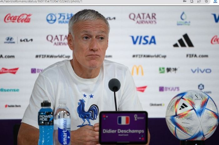 Pelatih timnas Prancis, Didier Deschamps.