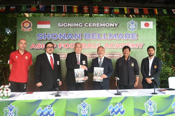 Kerjasama ASIOP dengan klub Jepang Shonan Bellmare
