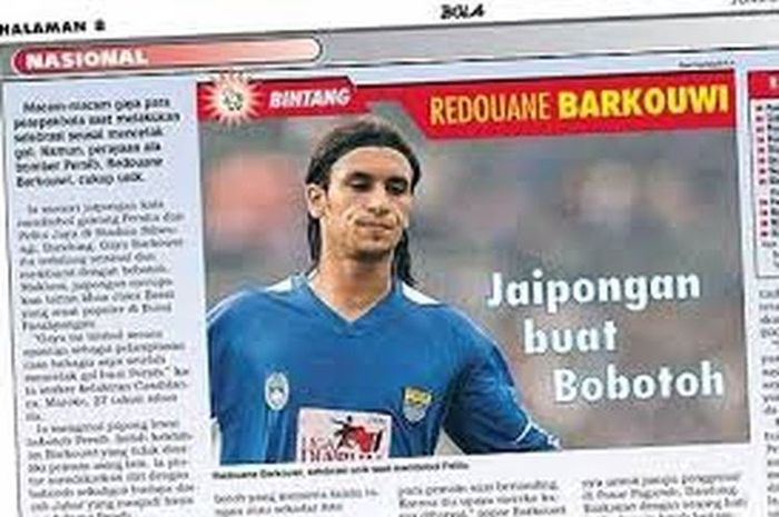 Mantan pemain Persib Bandung Redouane Barkaoui 