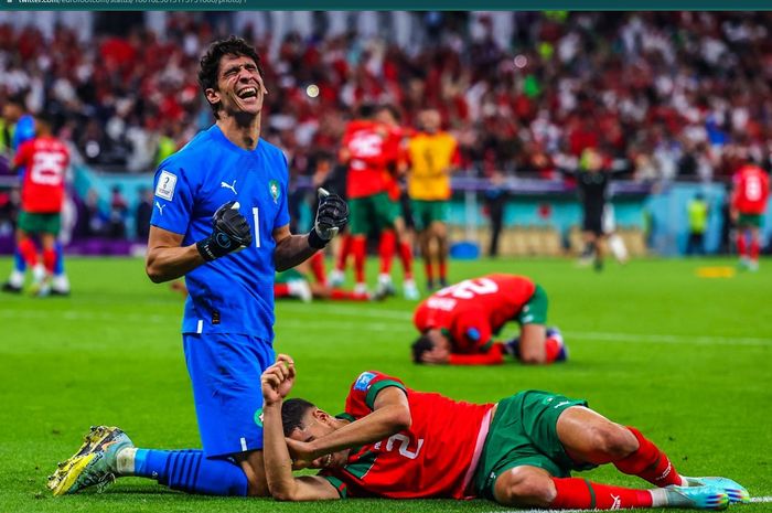 Timnas Maroko berhasil melaju ke semifinal Piala Dunia 2022 berkat kemenangan 1-0 atas timnas Portugal. 