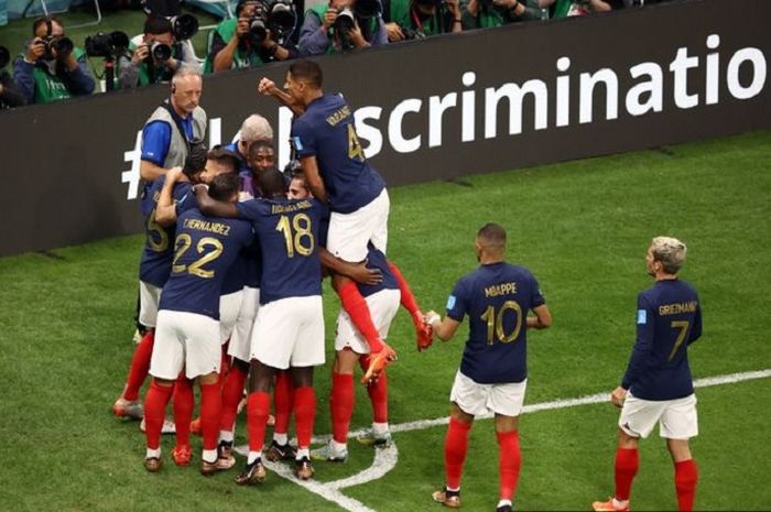 Prancis ke final Piala Dunia 2022 menghadapi Argentina usai mengalahkan Maroko 2-0.