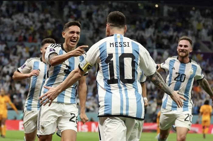 Menjadi pencetak gol terbanyak bagi Timnas Argentina merupakan salah satu rekor terbaru Lionel Messi di Piala Dunia 2022.