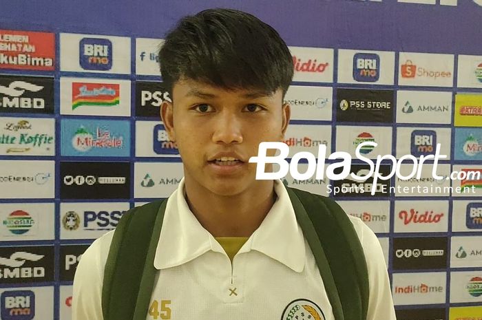 Striker PSS Sleman, Hokky Caraka pasca-laga lawan PSIS Semarang di Stadion Manahan, Jumat (16/12/2022).