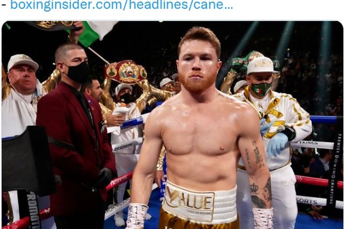 Duel menyangkut raja tinju kelas menengah super, Canelo Alvarez diklaim berbahaya untuk calon musuhnya.