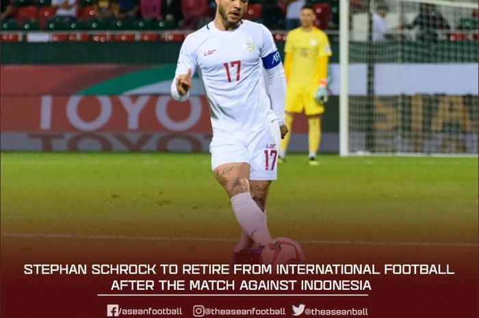 Kapten timnas Filipina, Stephan Schrock mengakhiri karier internasional dengan menjadi man of the match di laga terakhir grup A Piala AFF 2022 melawan timnas Indonesia.