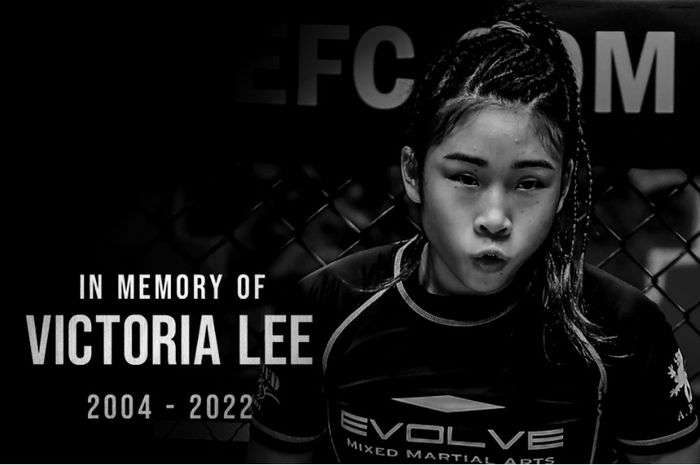 Petarung muda ONE Championship, Victoria Lee, meninggal dunia dalam usia 18 tahun pada 26 Desember 2022.
