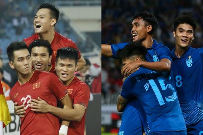 Timnas Thailand dan Timnas Vietnam akan saling berhadapan di final Piala AFF 2022.