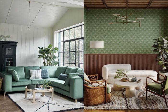 4 Cara Mudah Tampilkan Warna Hijau Sage di Ruang Tamu - iDEA
