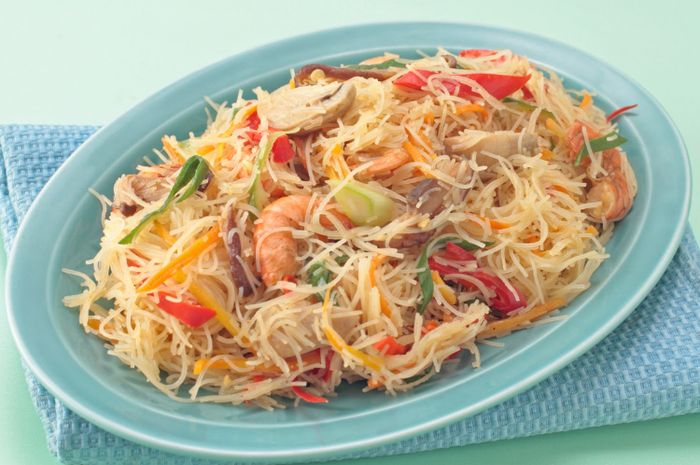 Mi bihun goreng jamur
