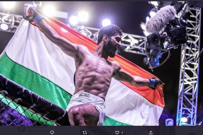 Petarung India, Anshul Jubli, mengungkapkan motivasinya dalam melawan Jeka Saragih di Final Road to UFC (5/2/2023)