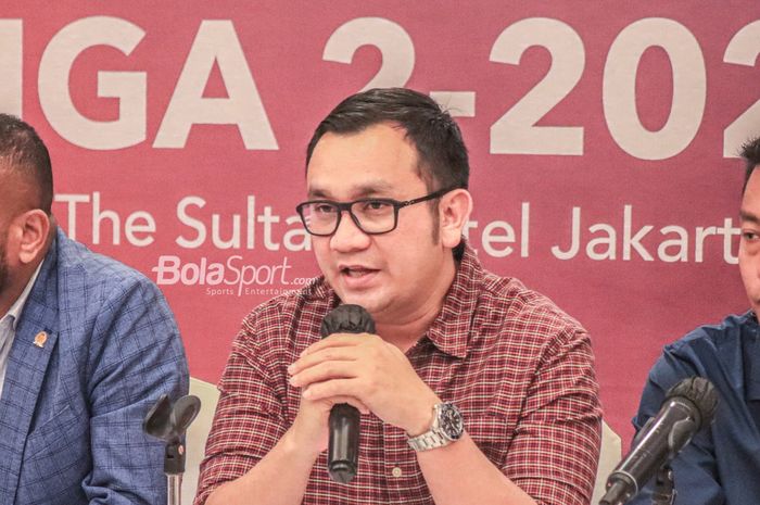 CEO Karo United, Effendy Syahputra, sedang memberikan keterangan kepada awak media di Hotel Sultan, Senayan, Jakarta, 24 Januari 2023.
