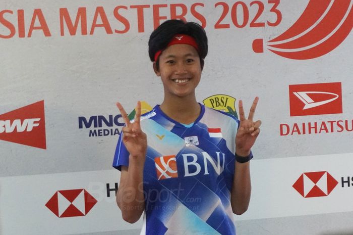 Putri Kusuma Wardani menjadi wakil Indonesia di tunggal putri pada perempat final Swiss Masters 2023 bersama Gregoria Mariska Tunjung.