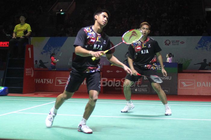 Sabar/Reza lolos dari babak kualifikasi dan melaju ke babak utama Thailand Open 2023 usai tundukkan pasangan senior Malaysia