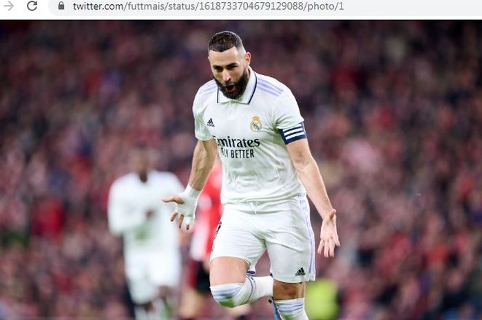 Penyerang Real Madrid, Karim Benzema