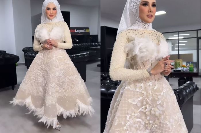 Mulan Jameela pakai baju putri bak Cinderella