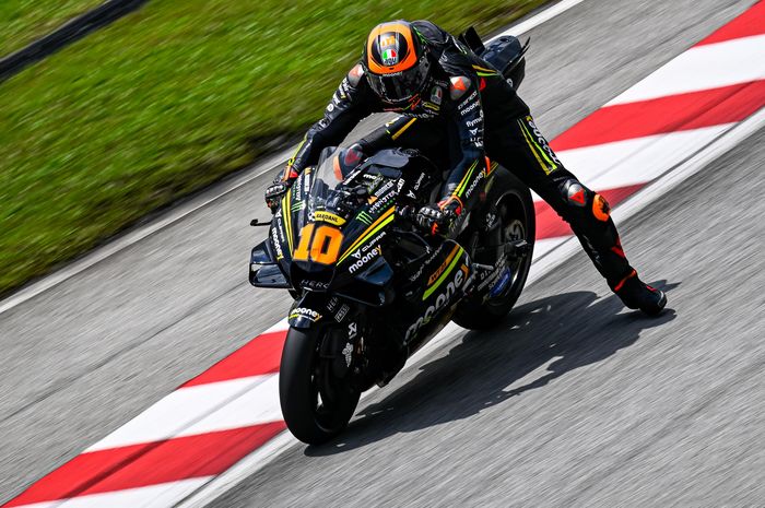 Pembalap Mooney VR46, Luca Marini, menjadi pemilik waktu lap tercepat dari tes pramusim MotoGP di Sirkuit Sepang, Malaysia, 10-12 Februari 2023.