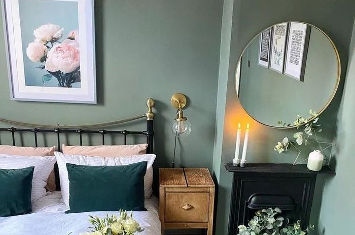 11 Ide Warna Hijau Sage di Kamar Tidur, Cocok untuk Pemula - iDEA