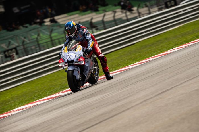 Pembalap Gresini Racing, Alex Marquez, gagal meraih podium pada MotoGP Austria 2023