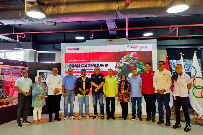 Jumpa Pers OnePrix yang digelar di kawasan Senayan, Jakarta, Jumat (17/02/23)