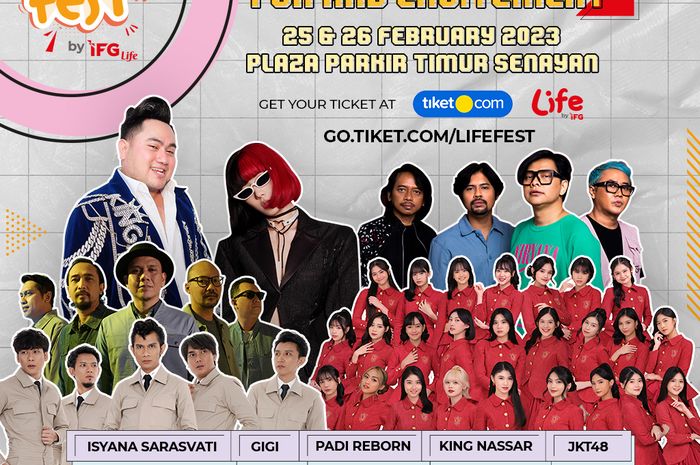 Festival LifeFest akan diselenggarakan pada tanggal 25&ndash;26 Februari di Plaza Timur Senayan. 