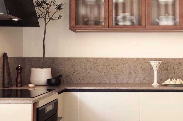 warna beige di dapur