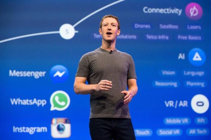 Ilustrasi CEO Meta, Mark Zuckerberg yang membentuk tim khusus AI untuk aplikasi WhatsApp, Messanger dan Instagram. 