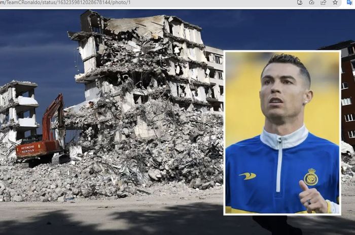 Cristiano Ronaldo dikabarkan mengirimkan bantuan satu pesawat penuh kepada korban gempa Turki dan Suriah.