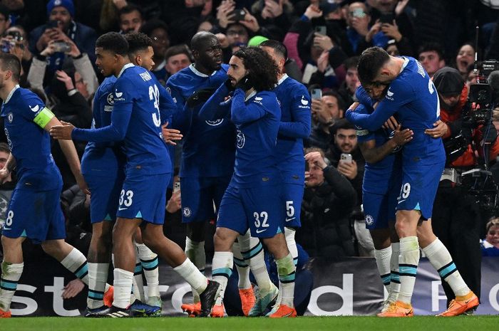 Chelsea si raja comeback Liga Champions, kini sejajar Real Madrid usai menekuk Borussia Dortmund di Stamford Bridge (7/3/2023).