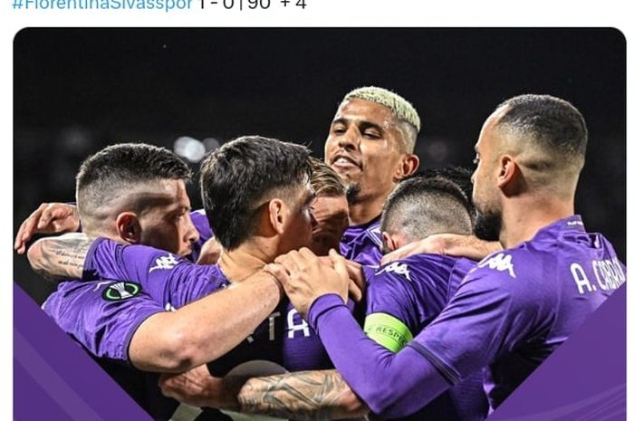 Fiorentina mengalahkan Sivasspor 1-0 pada leg pertama babak 16 besar UEFA Conference League (9/3/2023), sedangkan Lazio kalah.