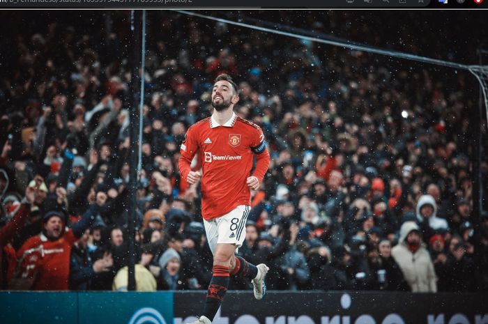 Bruno Fernandes berhasil mengukir 1 prestasi hebat di musim 2022-2023 dan sukses mengalahkan nama-nama besar seperti David de Gea, Mohamed Salah, hingga Vinicius Junior.