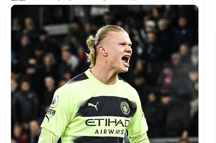 Erling Haaland ternyata hanya memiliki modal pantang merasa sedih untuk menjadi monster gol Manchester City.