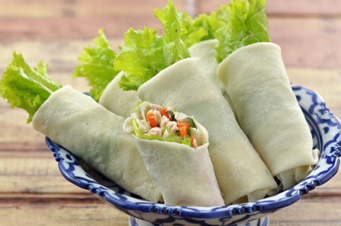 Lumpia salad, resep salad simple untuk menu sarapan usai momen Lebaran 2023.