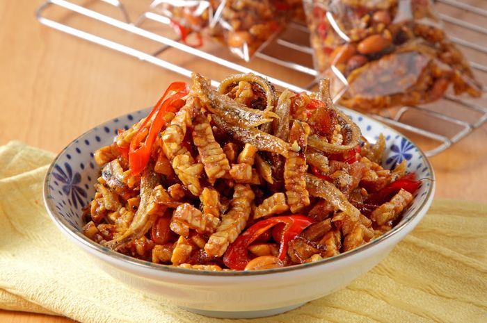 Hidangan kering tempe kacang, cocok untuk menu sahur Ramadhan
