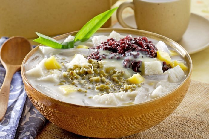 Bubur kacang hijau madura.