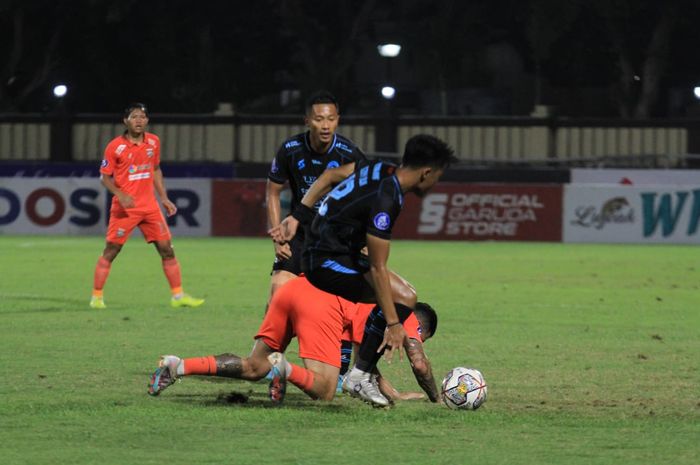 Arema FC Vs Borneo FC di Stadion PTIK, Melawai, Jakarta Selatan, Jumat (24/3/2023)