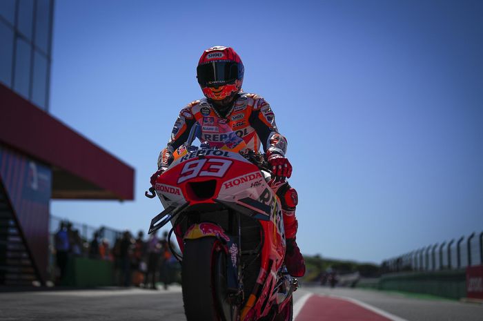 Marc Marquez sedang mengalami kesulitan bersama Repsol Honda pada MotoGP 2023