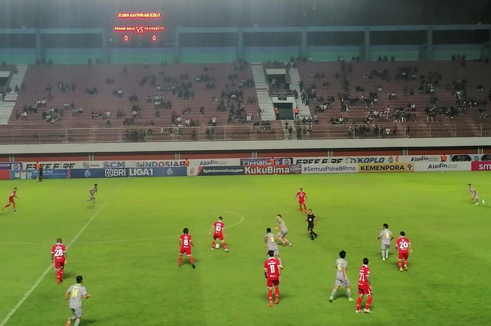 Persis Solo vs Persebaya di Stadion Maguwoharjo, Sleman, Yogyakarta, Sabtu (8/4/2023).