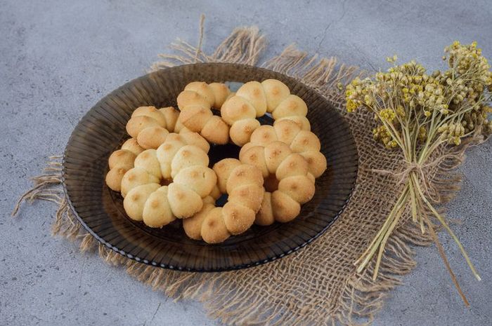 ilustrasi kue kering kelapa.