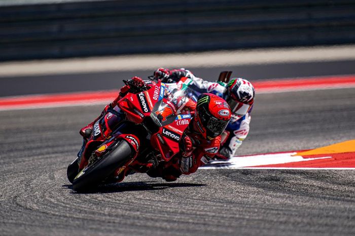 Francesco Bagnaia berkomentar soal hasil sprint race yang dia dapatkan pada MotoGP Indonesia 2023.