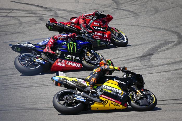 Dua crash di MotoGP Amerika 2023 jadi sorotan pembalap Mooney VR46 Racing Team, Luca Marini.