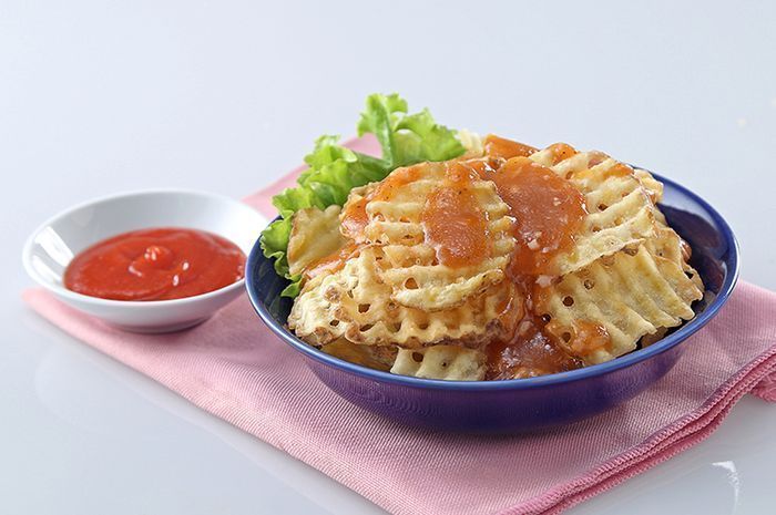 Resep Kentang Wafel Barbeque, Camilan Seru yang Enak Dan Mengenyangkan