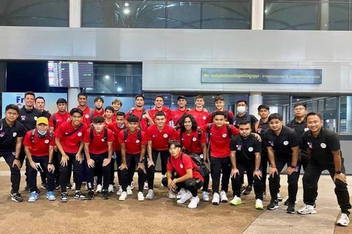 Timnas U-22 Filipina menjadi tim pertama yang tiba di Kamboja untuk berlaga di SEA Games 2023.
