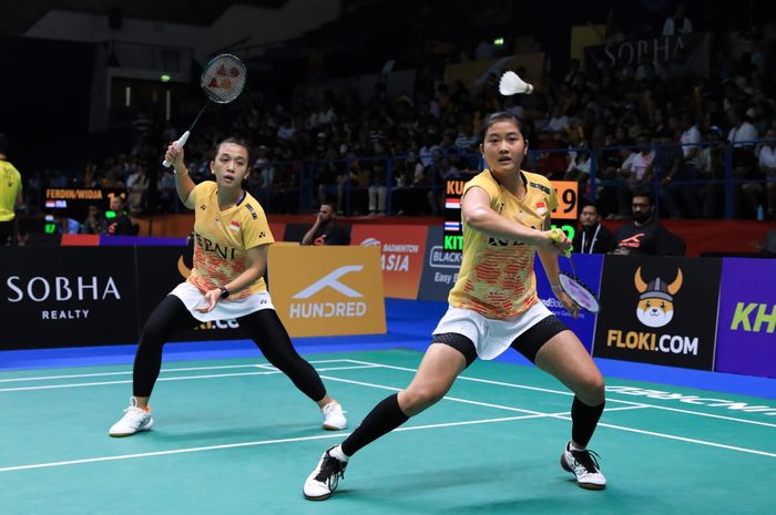 Pasangan ganda putri Indonesia, Febriana Dwipuja Kusuma/Amalia Cahaya Pratiwi,melaju ke babak kedua Singapore Open 2023
