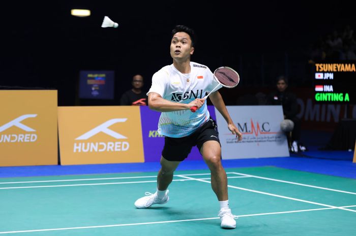 Pebulu tangkis tunggal putra Indonesia, Anthony Sinisuka Ginting, menjadi wakil tunggal Indonesia pada final Kejuaraan Asia 2023.