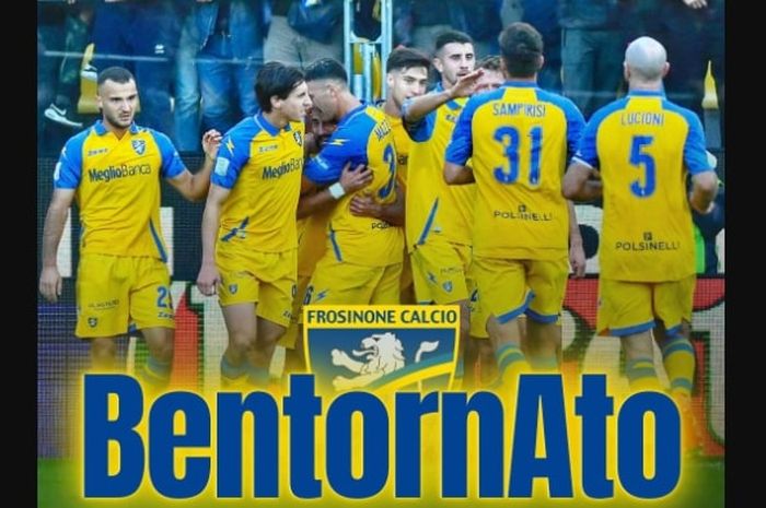 Frosinone menjadi tim promosi pertama dari Serie B ke Serie A untuk Liga Italia musim 2023-2024.